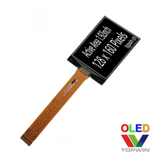 1.92-inch oled LCD screen 1.9-inch white vertical screen 128x160 lengthened cable 31pin connector