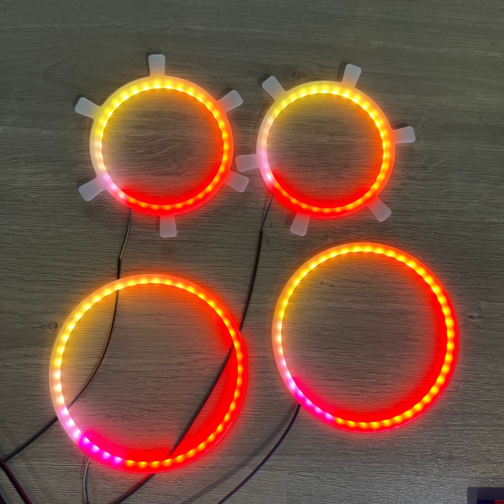 Factory Direct Sales Car Led Ambient Light, Colorful Dynamic Flowing Ambient Light, 18 Lights