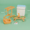 Small furniture, jewelry, set, realistic toy