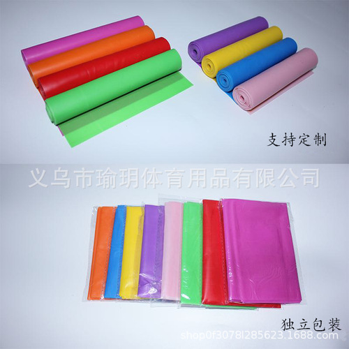 TPE Yoga Fitness Resistance Bands Elastic Bands for Beginners Body Shaping Exercise Stretching Training Extension Resistance Rope
