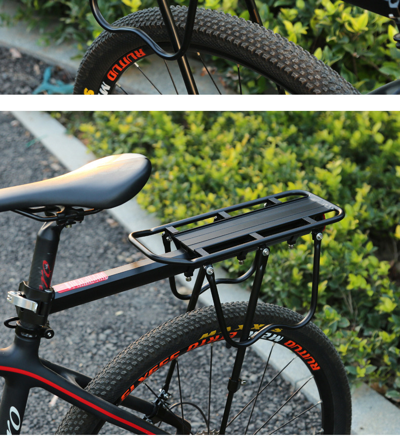 Suitable for Quick-Release Bicycle Rear Rack, Mountain Bike Rear Seat Rack, Tail Rack, Basket, Basket, Passenger Luggage Rack