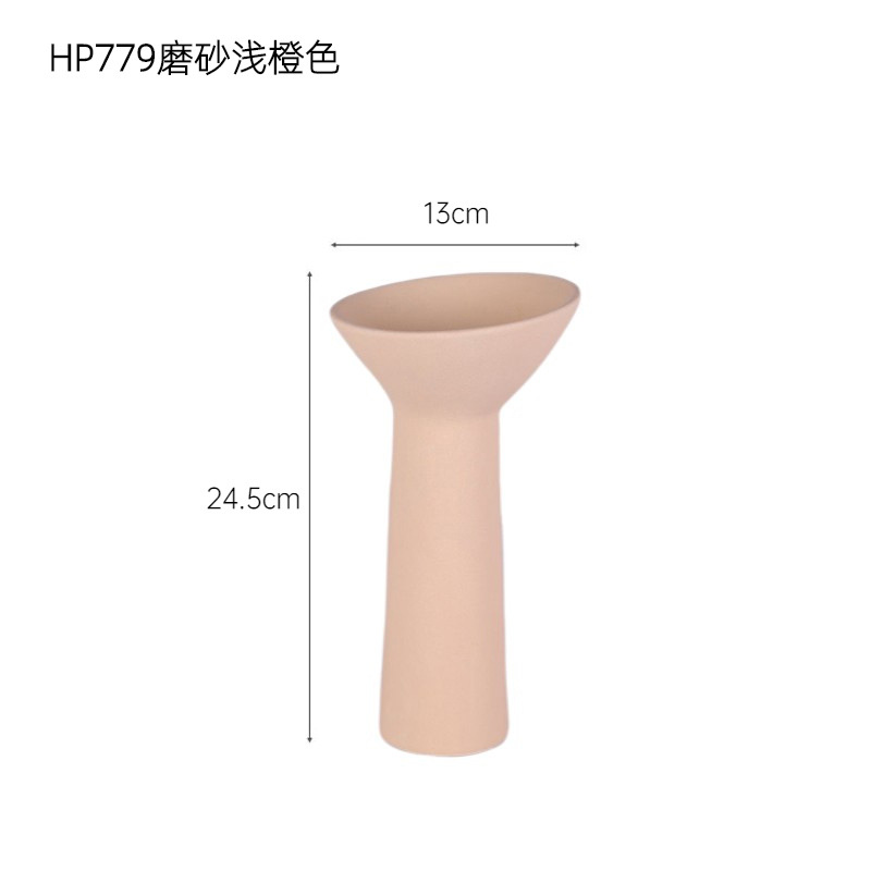 INS moderno minimalista jarrón de cerámica decoración del hogar flor seca arreglo floral decoración salón comedor Mesa decoración floral