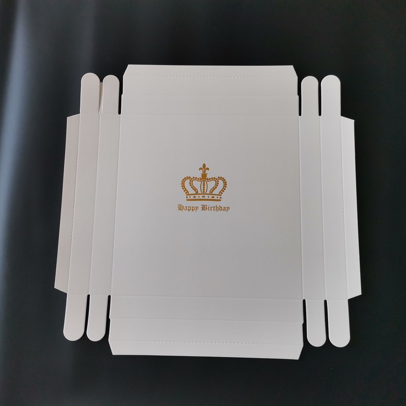 Borde de la torta 3/4/6/10/12 pulgadas de una sola capa de doble capa de tres capas de cuatro capas especial mayor borde de la caja de la torta transparente