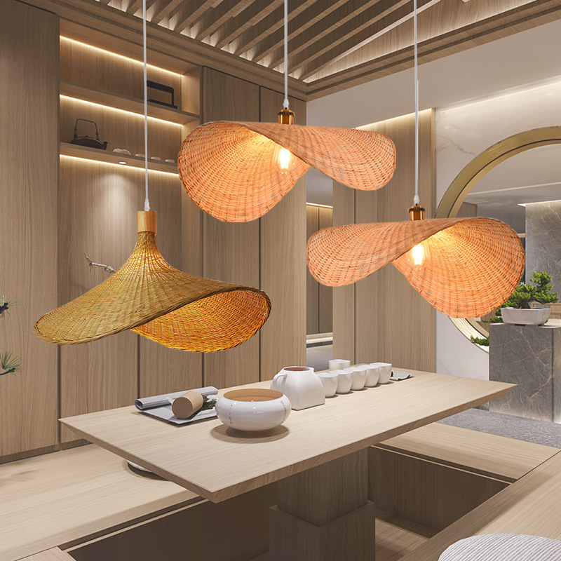 Bamboo Straw Hat Pendant Light Led Conical Lampshade Hotel Tea Room Clothing Store Coffee Restaurant Rattan Art Rattan Pendant Lighting Fixture Bamboo Straw Hat Pendant Light Led Conical Lampshade Hotel Tea Room Clothing Store Coffee Restaurant Rattan Art Rattan Pendant Lighting Fixture