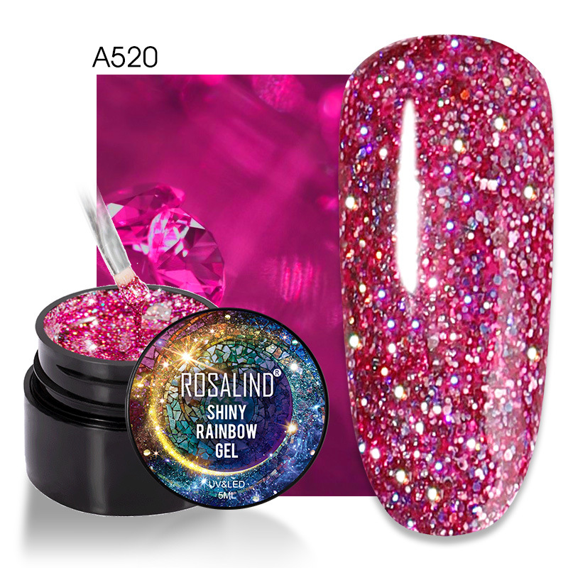 Rosalind transfronteriza pequeñas latas flash pegamento esmalte de uñas 5ml Barbie pegamento esmalte de uñas pegamento fototerapia pegamento esmalte de uñas pegamento