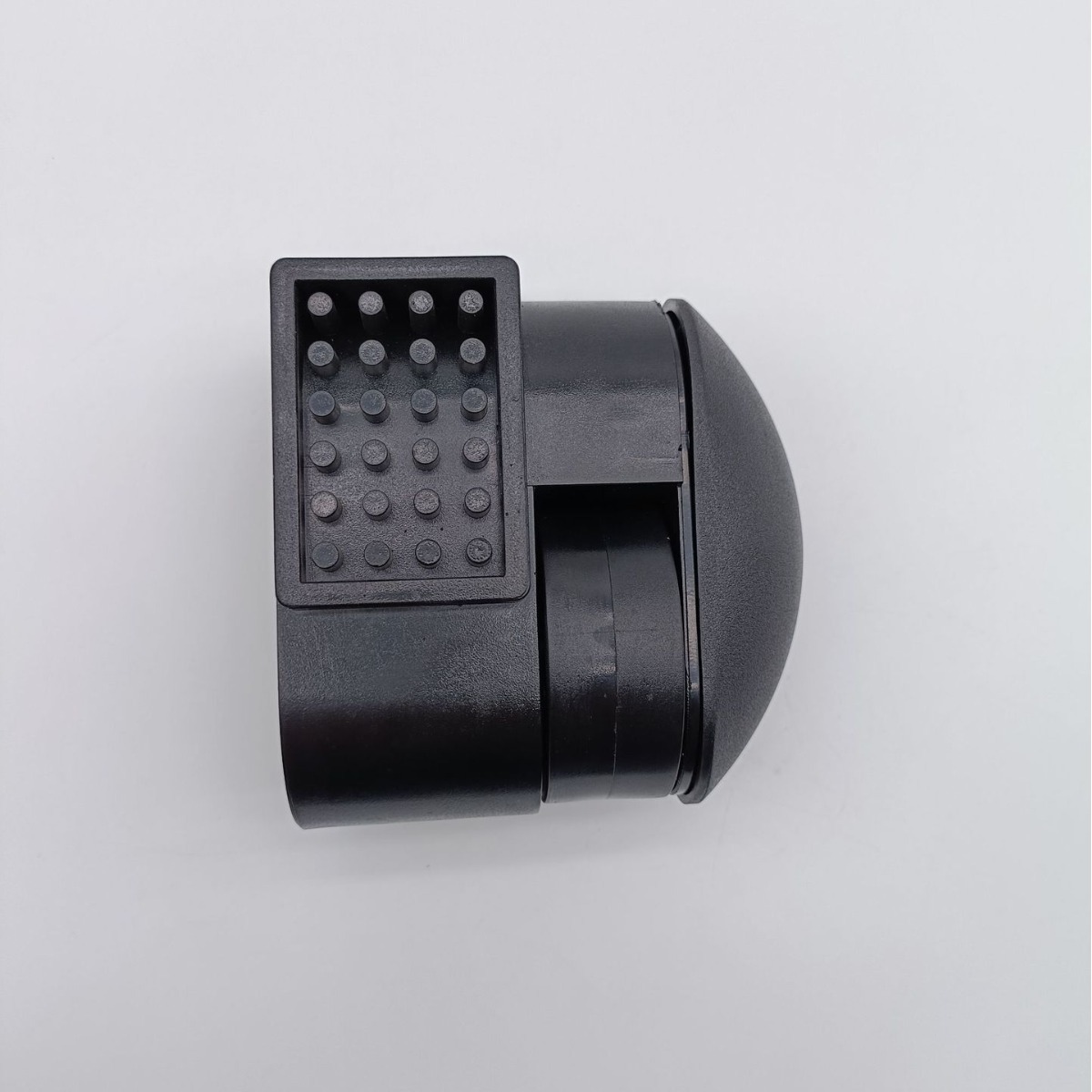 工厂直销左右脚轮 ABS材质黑色健身器材零件 塑料左右脚轮