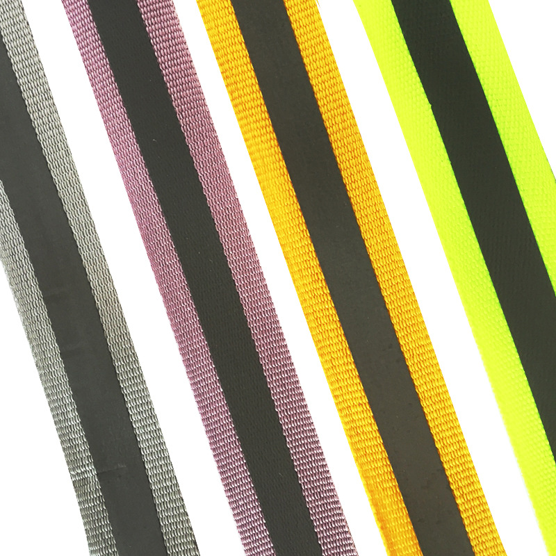 新款反光提花织带 彩色高亮环卫服警示带校服包边带 家纺服装辅料
