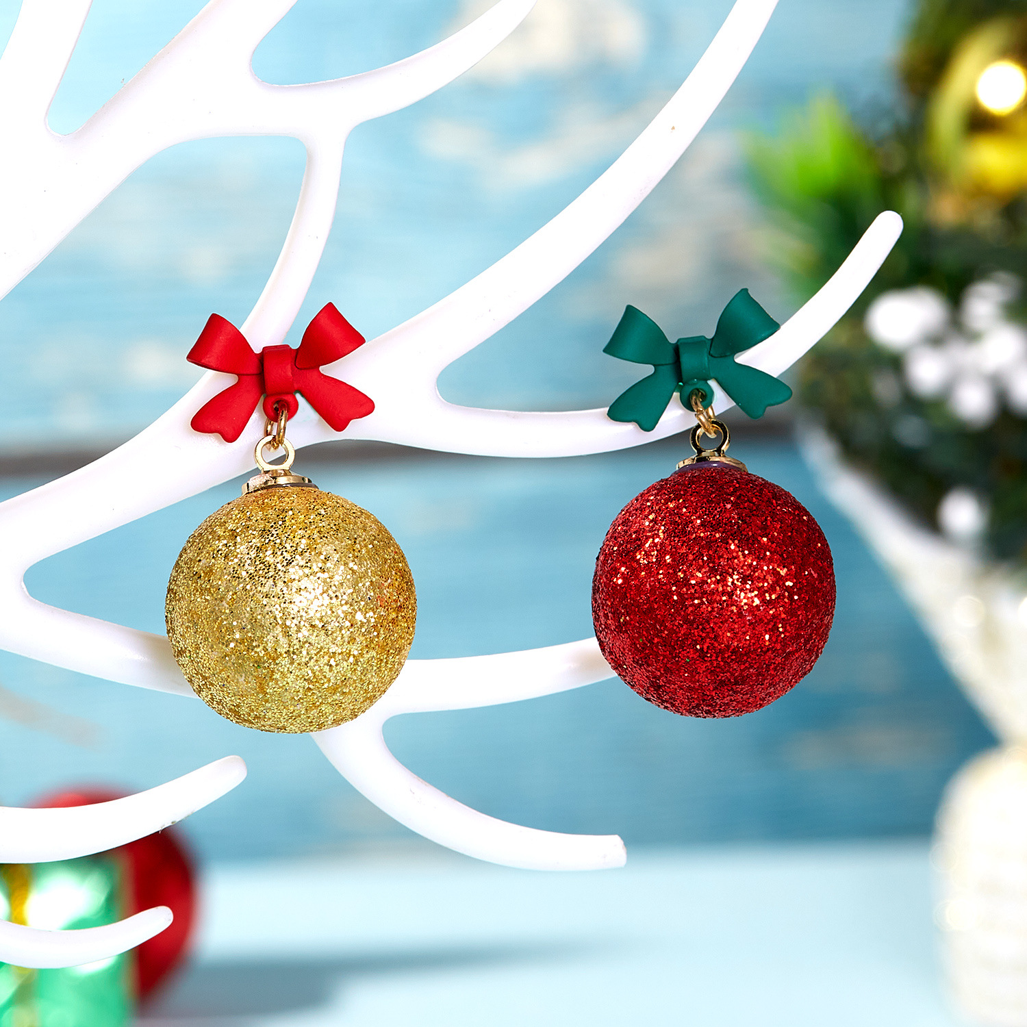 10g Weight Christmas Festival Women's Gender Cute Style Cute Stud Earrings 6