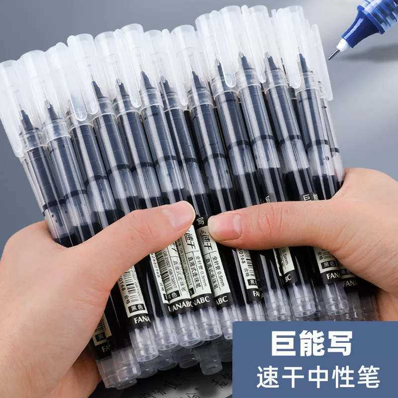 Rollerball quick dry black rollerball pen for students