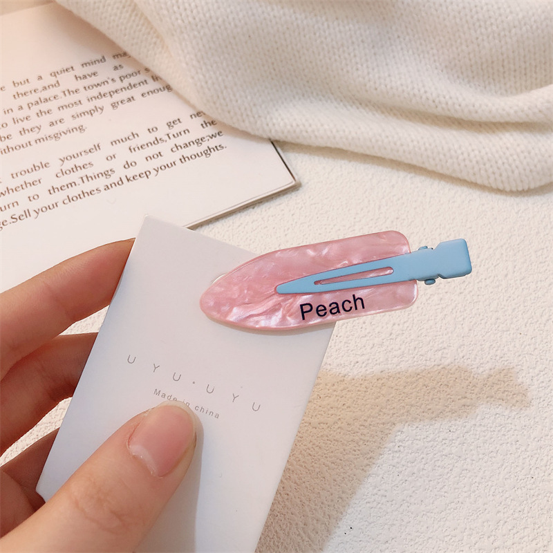 Un par de impresión de arco para niñas pinzas de cabello sin marcas de dibujos animados para mujeres adorables pinzas de cabello para el cabello de bordas rotas image 17