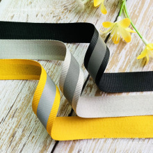 现货 1CM涤纶反光提花织带平纹彩色夜光罗纹电脑织带服装辅料厂家