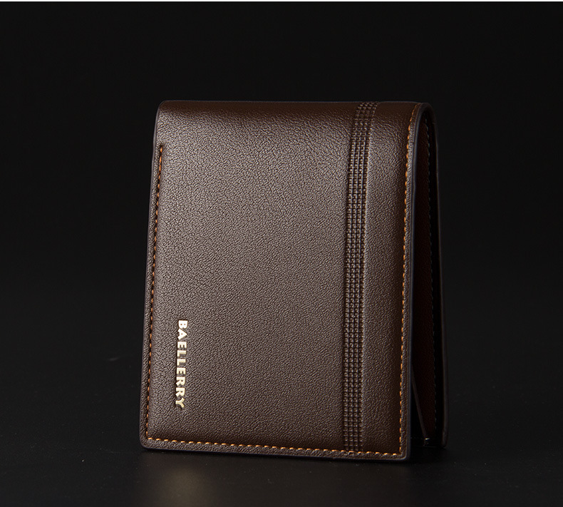 Men's Solid Color Pu Leather Open Wallets display picture 2