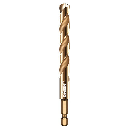 Hexagonal handle twist drill stainless steel straight handle hexagonal ultra-short drill bit full metal punching drill iron high hardness