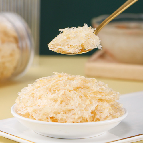 Spring City Rain, Herbal Silver Ear Mushroom Golden Swallow Glutinous Rice Ear, Ready-to-Eat, Instant Boil Golden Silk Herbal Silver Ear Dried Goods Wholesale