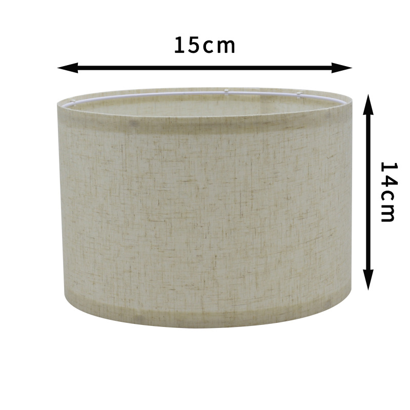PVC algodón Lino pergamino material pantalla Shell cubierta moderna lámpara de pared simple tela lámpara