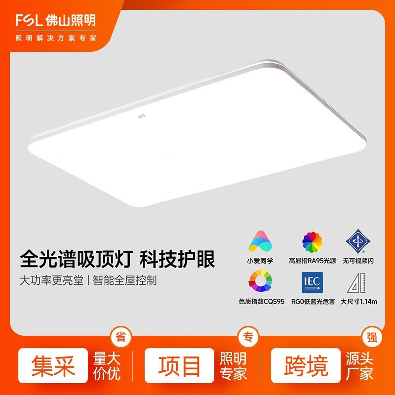 Fsl Foshan Lighting Led Modern Simple 2025 New Study Special Eye Protection Bedroom Living Room Ceiling Lamp