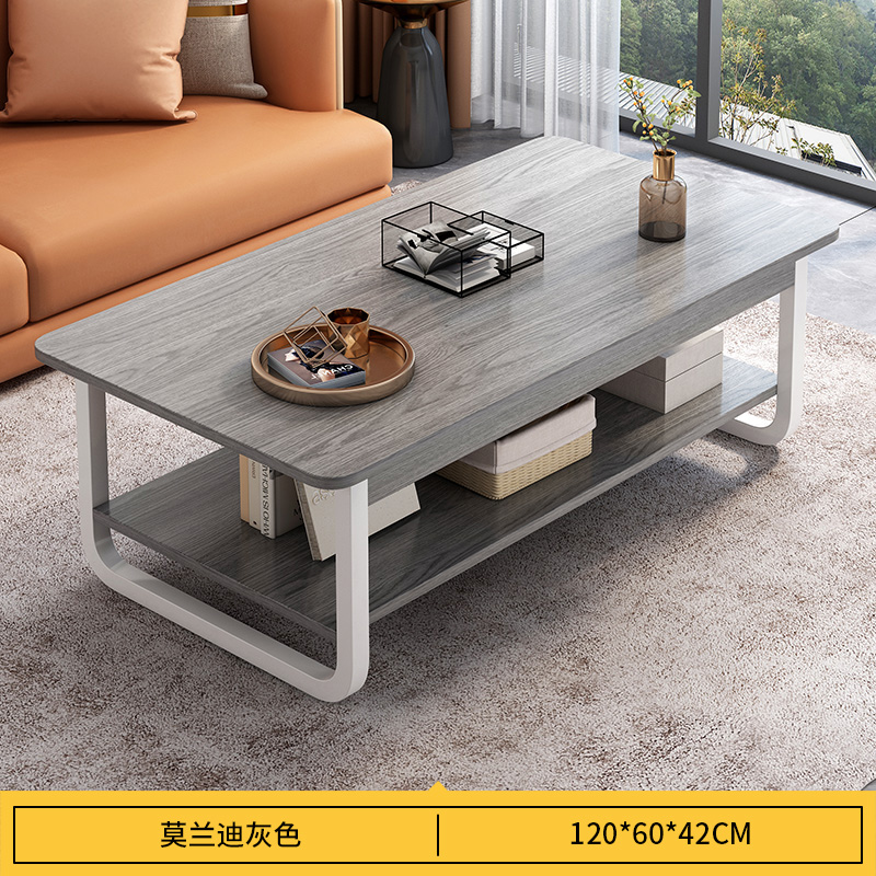 Mesa de té sala de estar pequeña mesa de casa simple alquiler de casa sofá simple mesa de té de balcón de lujo moderno