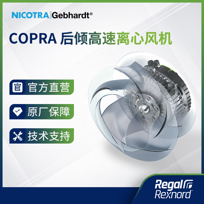 NICOTRA|Gebhardt COPRA系列后倾高效离心风机低噪音稳定 风墙