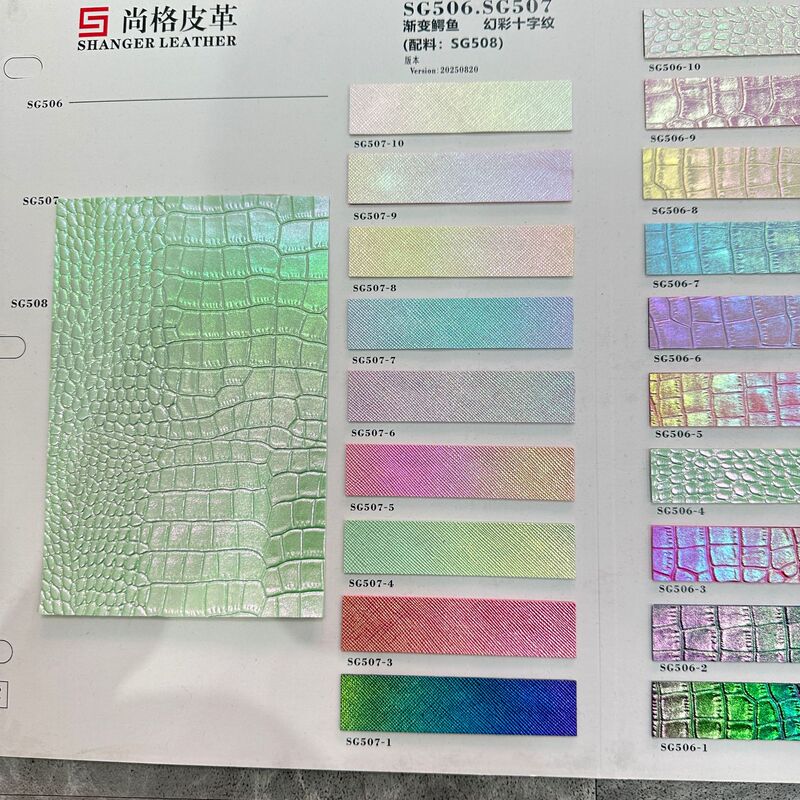 Spot Crocodile Cross Pattern Gradient Pearlescent Laser Leather Fashion Handbags, Bags, Wallets, Belts, Fabrics, Etc Spot Crocodile Cross Pattern Gradient Pearlescent Laser Leather Fashion Handbags, Bags, Wallets, Belts, Fabrics, Etc