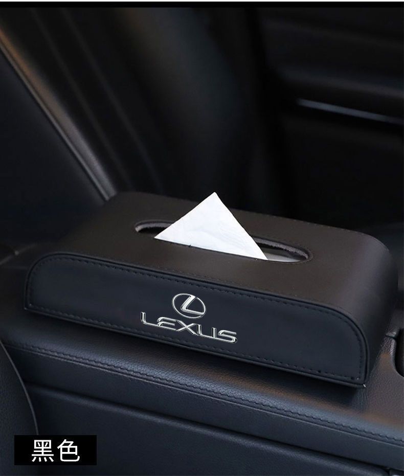 Cross-Border Hot Selling Car Tissue Box Car Tissue Box Napkin Box Car Hanging Sun Visor Tissue Box Bag