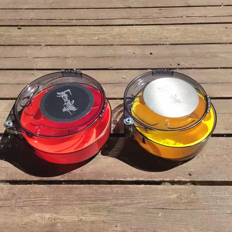 拉饵盘钓箱钓椅两用款三层带侧吸强磁饵盆饵料盘竞技饵料盒鱼饵盒