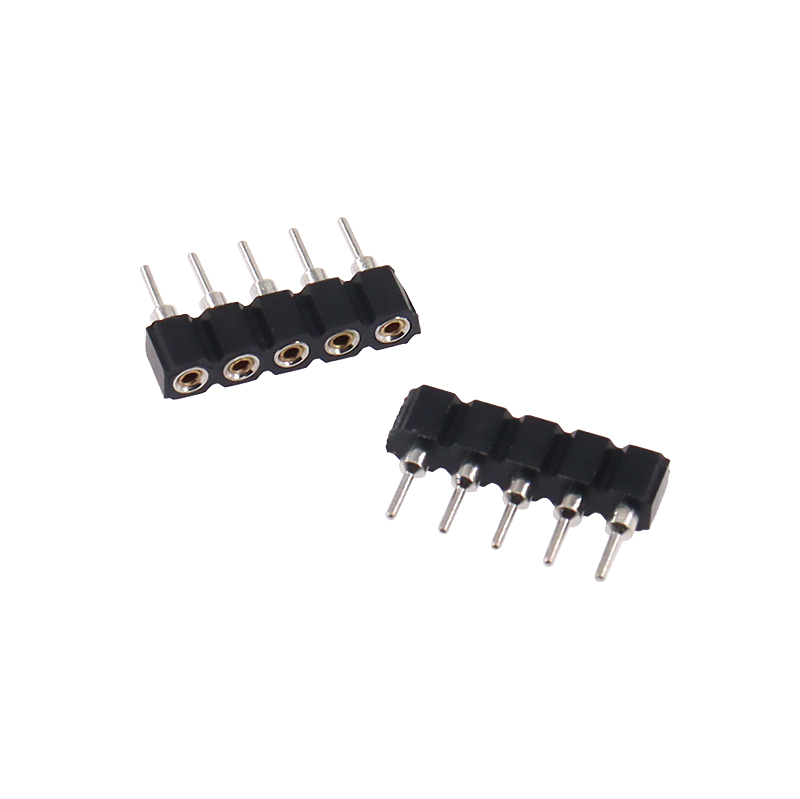2.54mm単列丸穴排母1*2/3/4/5/6/10/12/20/25/30/40p母座塑性高さ3mm