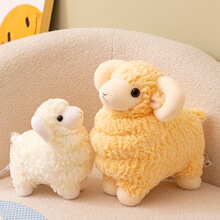 毛绒玩具羊公仔嘟嘟羊创意抱枕可爱女生生日礼物小羊公仔可爱安抚