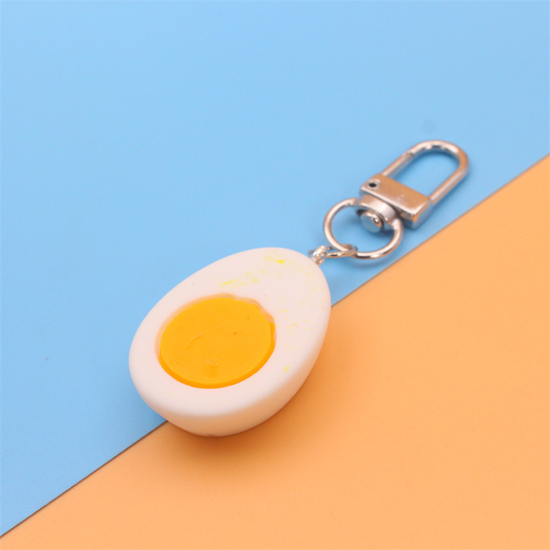 Creative Cute Realistic Food Model Keychain Pendant Gift For Kindergarten, Toy Shaped Like , Dumplings, And Steamed Holiday Gift Giving_voghion.com