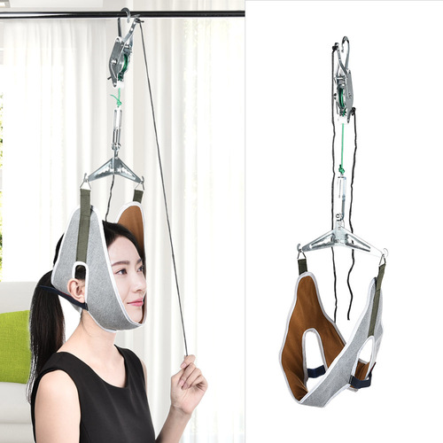 Cross-border hot product HailiCare cervical traction frame portable hook neck correction frame neck stretcher