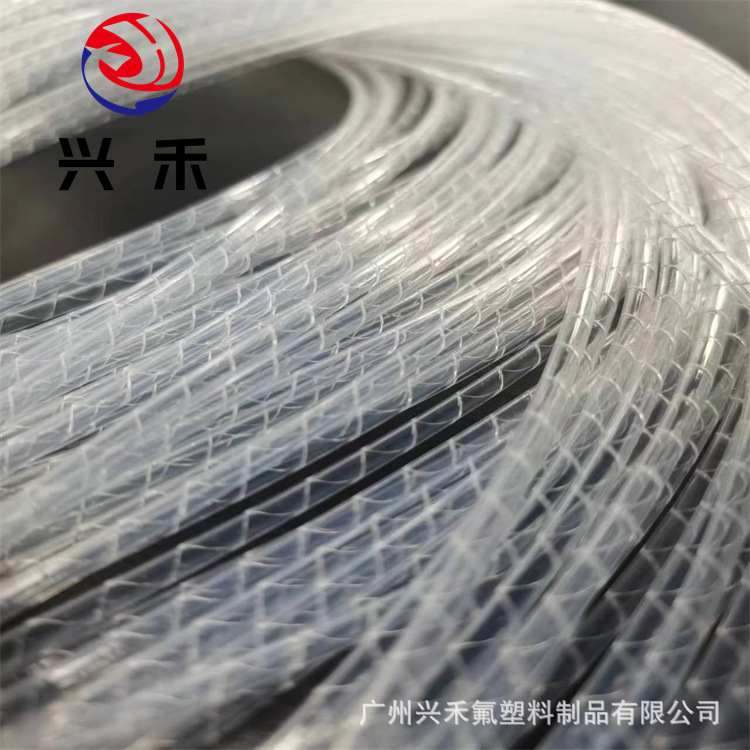 铁氟龙高温螺旋保护套管PTFE缠绕管FEP缠绕管PFA耐高温缠绕管