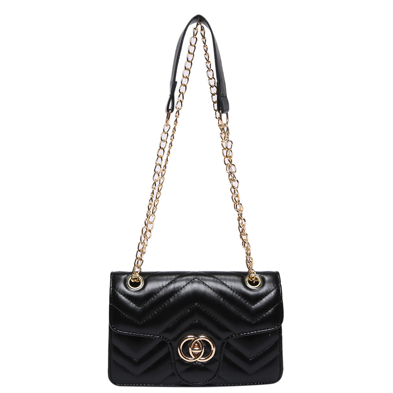 Bolsos de estilo extranjero para mujeres 2024 nuevo estilo bolso de cadena bordado bolso de estilo minimalista bolso de hombro bolso de moda