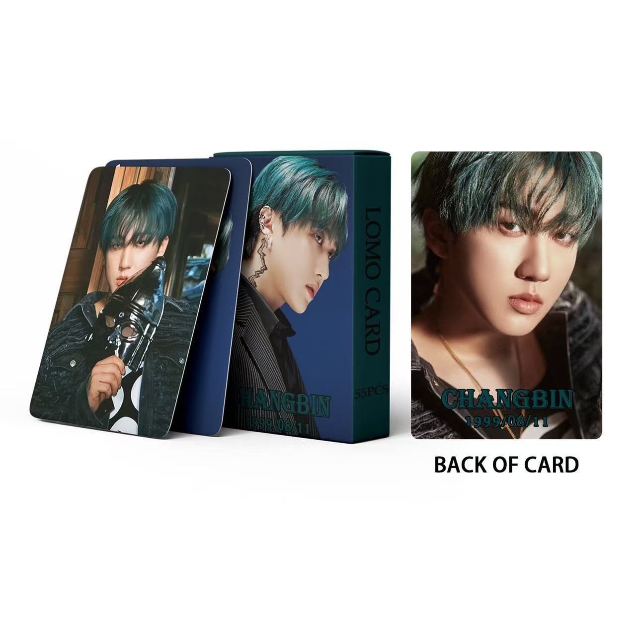 Cadena total, una gran cantidad de stock, 55 hojas de tinta BT SK IVE ATEEZ KPOP, estrellas coreanas alrededor de LOMO