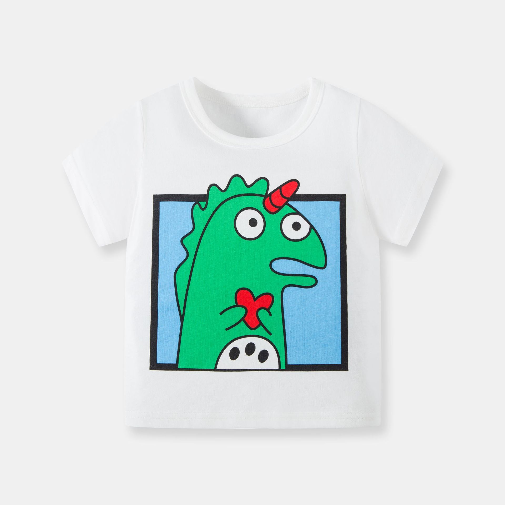 Ropa para niños coreanos al por mayor verano nuevo niño dibujos animados camiseta de manga corta ropa para niños top de bebé fuente transfronteriza