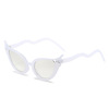 Brand sunglasses hip-hop style, cat's eye, European style, simple and elegant design, 2 carat, internet celebrity