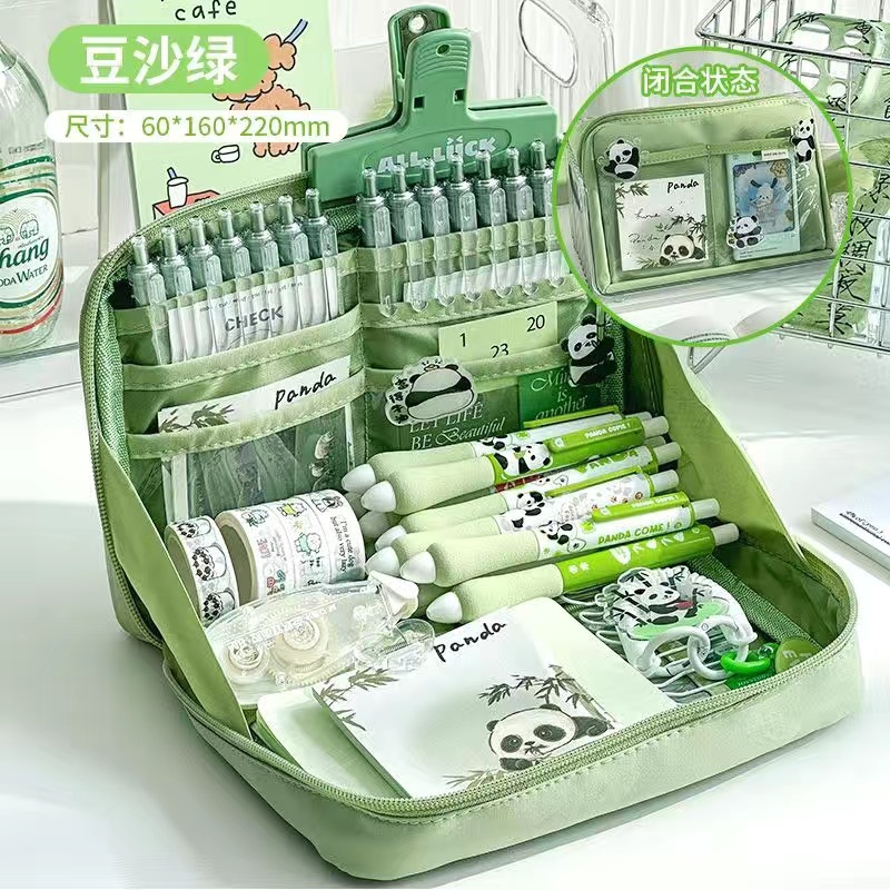 Nueva caja de lápices de gran capacidad de 12 capas de alto aspecto dopamina chica papelería caja de lápiz de almacenamiento de estudiantes de secundaria