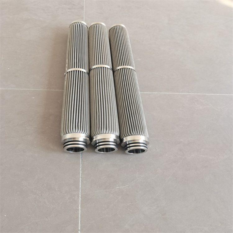 万泽供应化工管道油气不锈钢过滤器滤芯 大流量不锈钢烧结滤芯WZ