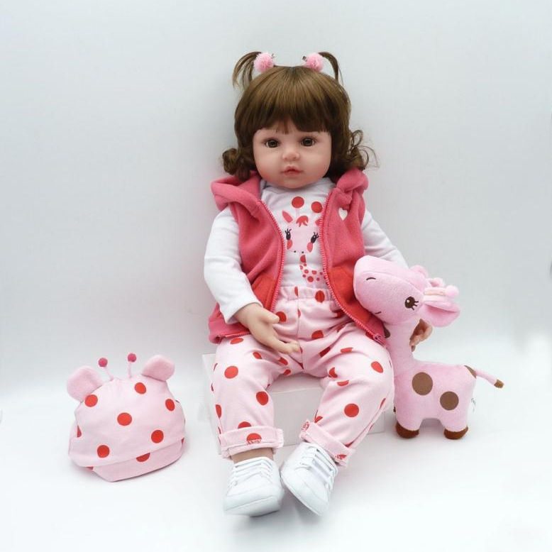 NPKCOLLECTION simulación bebé cuerpo de tela silicona realista muñeca niños lindo juguetes acompañamiento