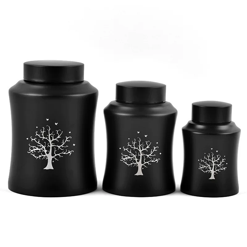 Cross-border hot-selling pet urns dogs and cats urns stainless steel sealed storage tanks cats and dogs souvenirs