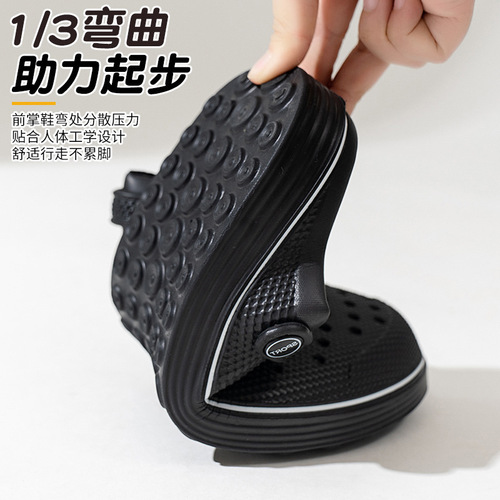 Men's Summer Outerwear Casual Suede-Feel Slip-On Slippers for Driving, Sports, Soft Sole Sandals