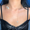 Elegant accessory, necklace from pearl, fashionable chain for key bag , jewelry, choker, European style