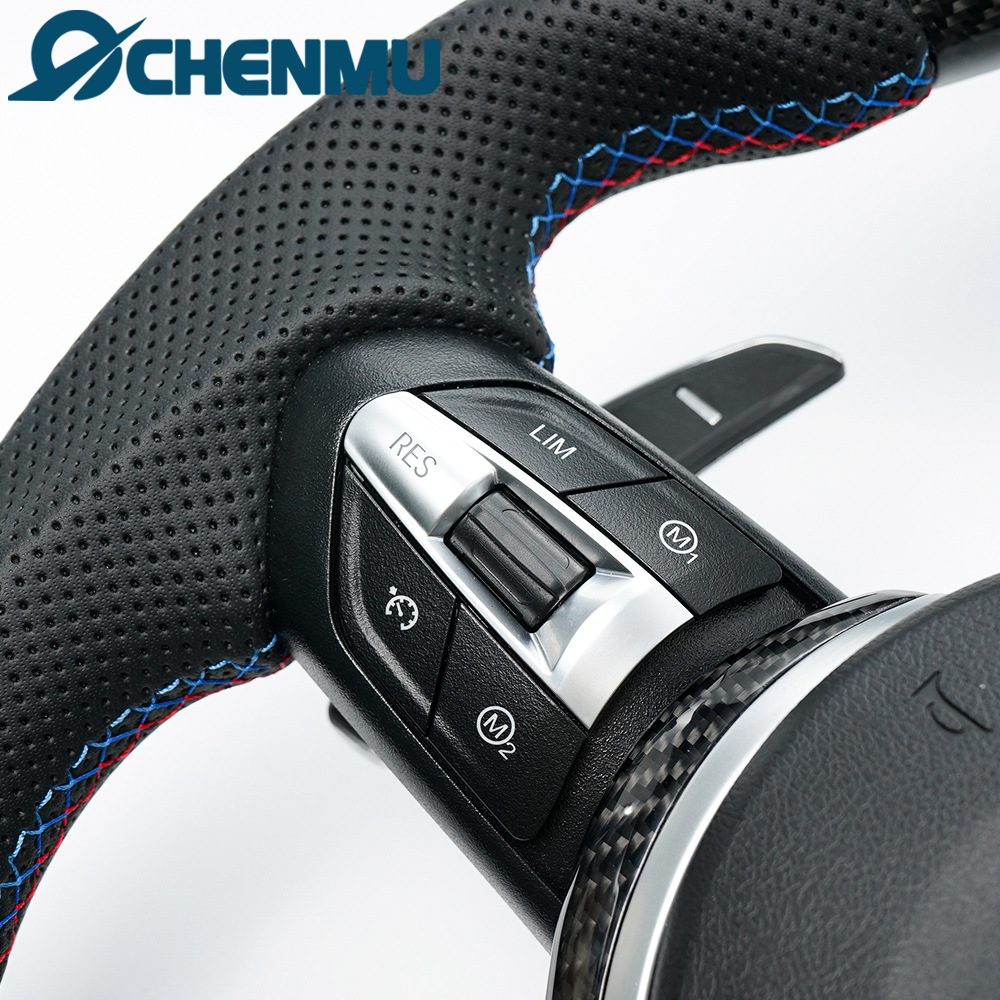 Suitable for BMW F series 1234567 series X1X2X3X4X5X6 modified carbon fiber LED steering wheel assembly