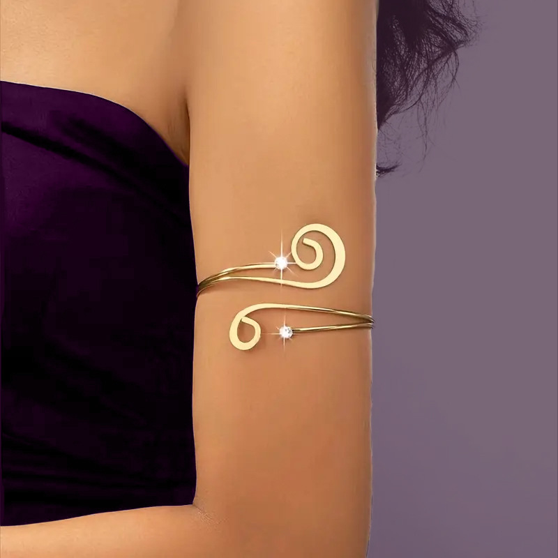 28g Weight Armband Classification Iron Chain Material Simple Style Geometric Iron Bangles Wholesale
