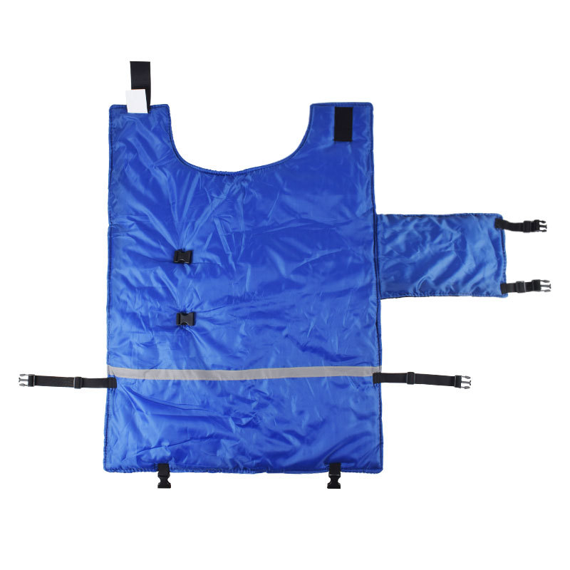 Chaleco de pantorrilla ropa acolchada de algodón para el ganado ropa a prueba de frío pantorrilla impermeable a prueba de frío ropa de aislamiento térmico pantorrilla caliente