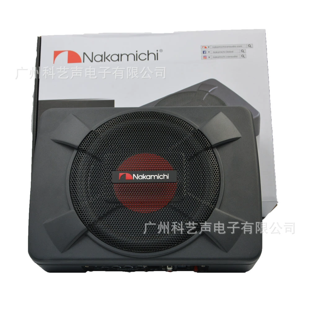 Производитель оптовой автомобильной аудиосистемы 12v высокой мощности 1000 Вт активный 8 дюймов автомобиль ультратонкая пушка сабвуфер NBF08A