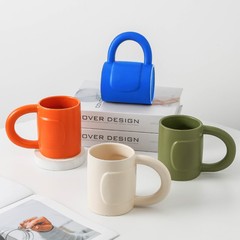 Creative Ceramic Mug Bag Cup, Light Luxury Home Use Personal Couple Office Coffee Cup Drinking Cup Gift Cup