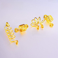 Cuff Hair Accessory Ring, African Twist Spring Braid, Three-Strand Braid, Hollow Braid Extension Ring, Dreadlock Decorative Ring