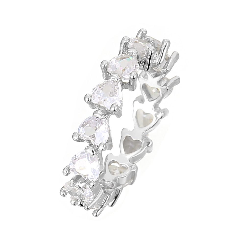 Klassisches Mikro-Set für Liebespaare im gleichen Stil mit Zirkon-Hochzeits-Diamantring-Schmuck_voghion.com