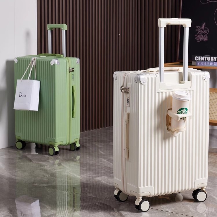 Luggage Suitcase for Women 2025 New Model 24inch Expandable Travel Suitcase 20inch Carry-On Suitcase High-Value Password Lock Suitcase for Men Trolley Case