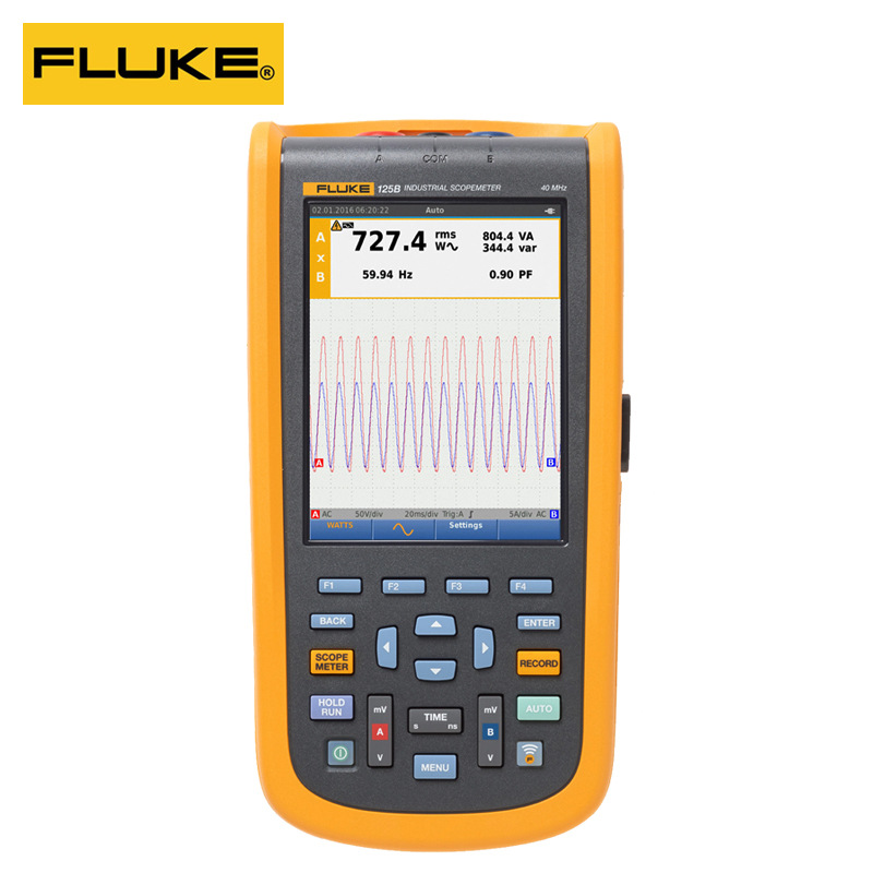 fluke福禄克示波表123B/S124B/S125B/S/CN手持示波器波形图形显示