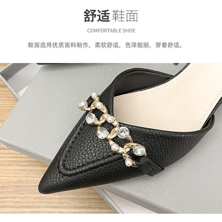 C2971 910K GIÀY CAO GÓT NỮ HUITDN GẮN ĐÁ MŨI NHỌN GÓT NHỌN MÙA XUÂN THU ĐÔNG GIÀY DÉP NỮ G03 SẢN PHẨM MỚI